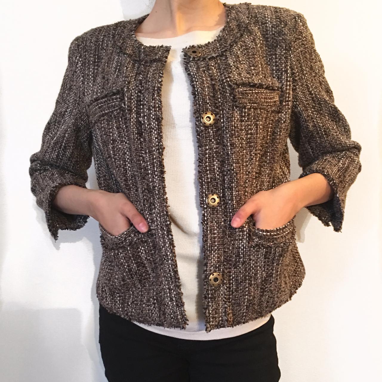 Michael kors tweed sales jacket