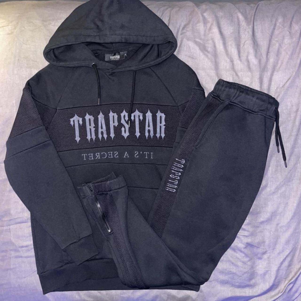 black trapstar tracksuit