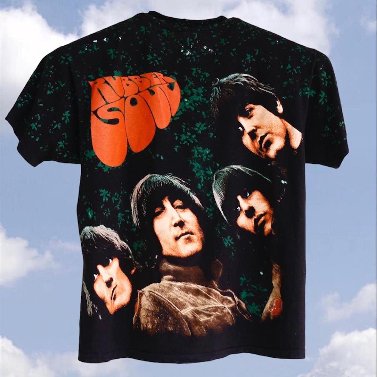 THE BEATLES ビートルズ RUBBER SOUL Tシャツ 90s 白 THE BEATLES ビートルズ RUBBER SOUL Tシャツ 90s 白 THE BEATLES
