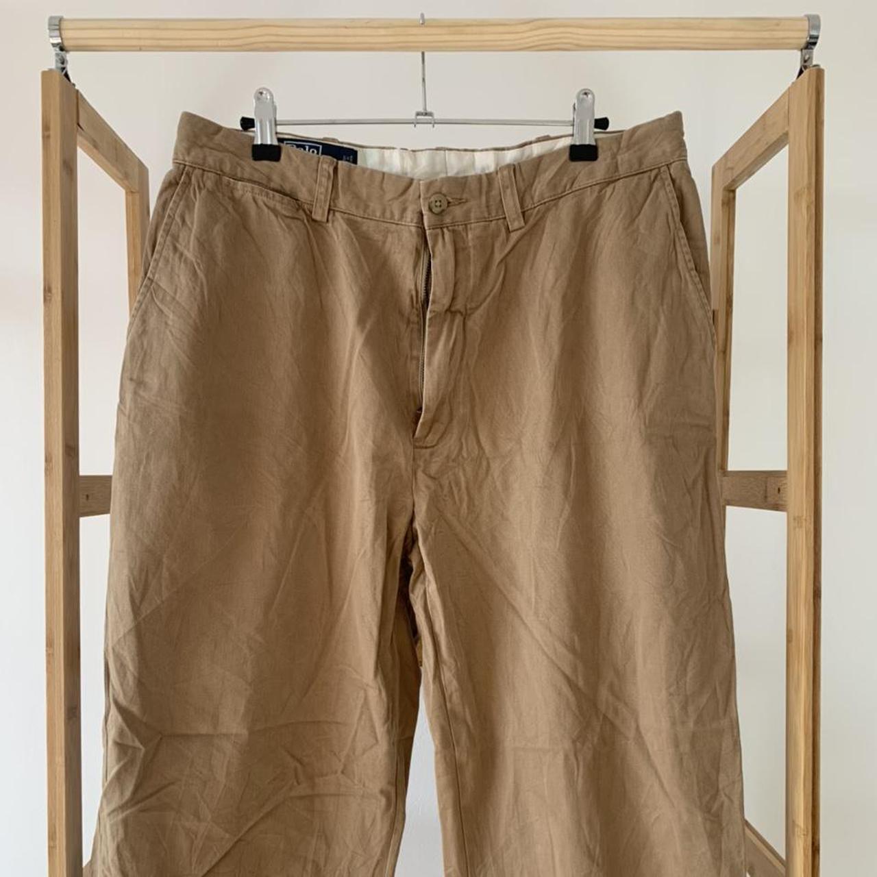 Ralph Lauren Men's Tan and Cream Trousers (2)