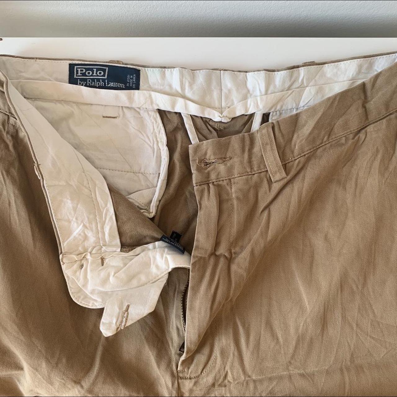 Ralph Lauren Men's Tan and Cream Trousers (3)