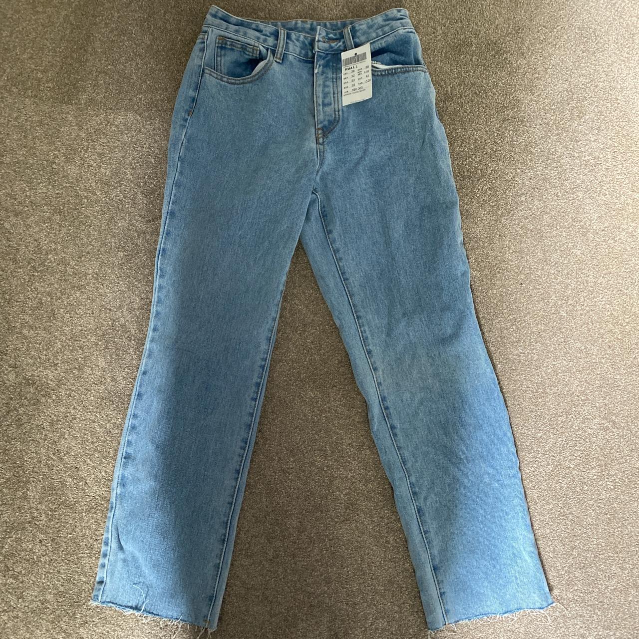 BRANDY MELVILLE Mid Rise Light Denim Wash Jeans ,... - Depop