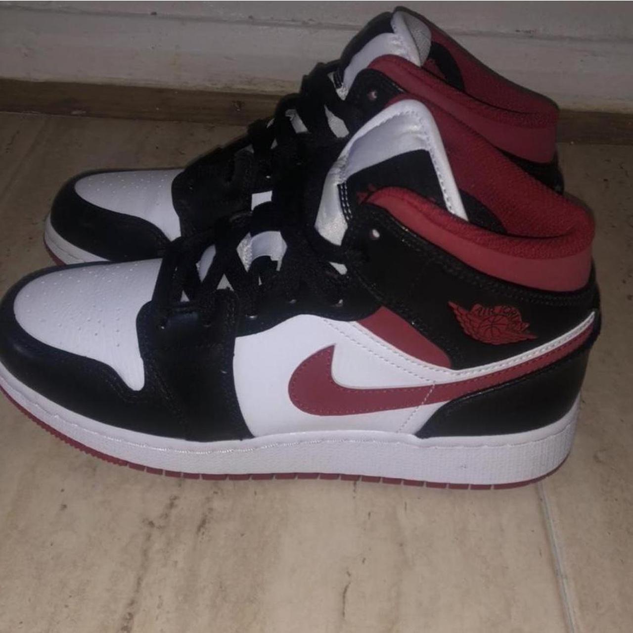 red white & black jordans