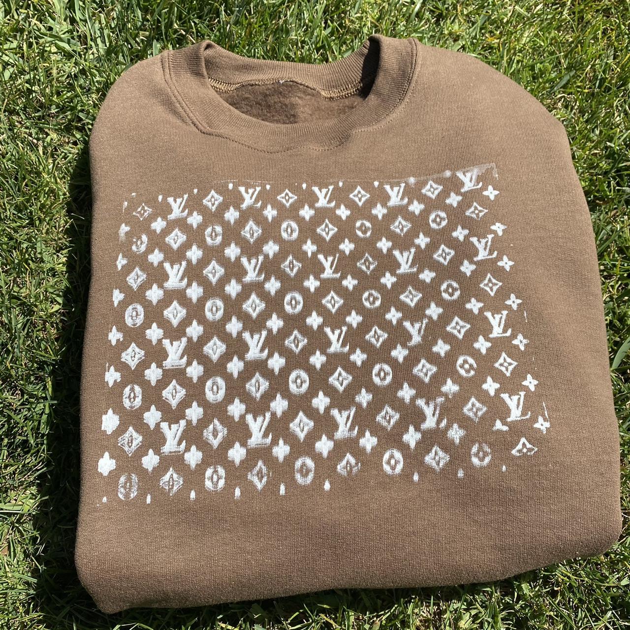 LOUIS VUITTON STUDIO JACQUARD CREWNECK - Depop