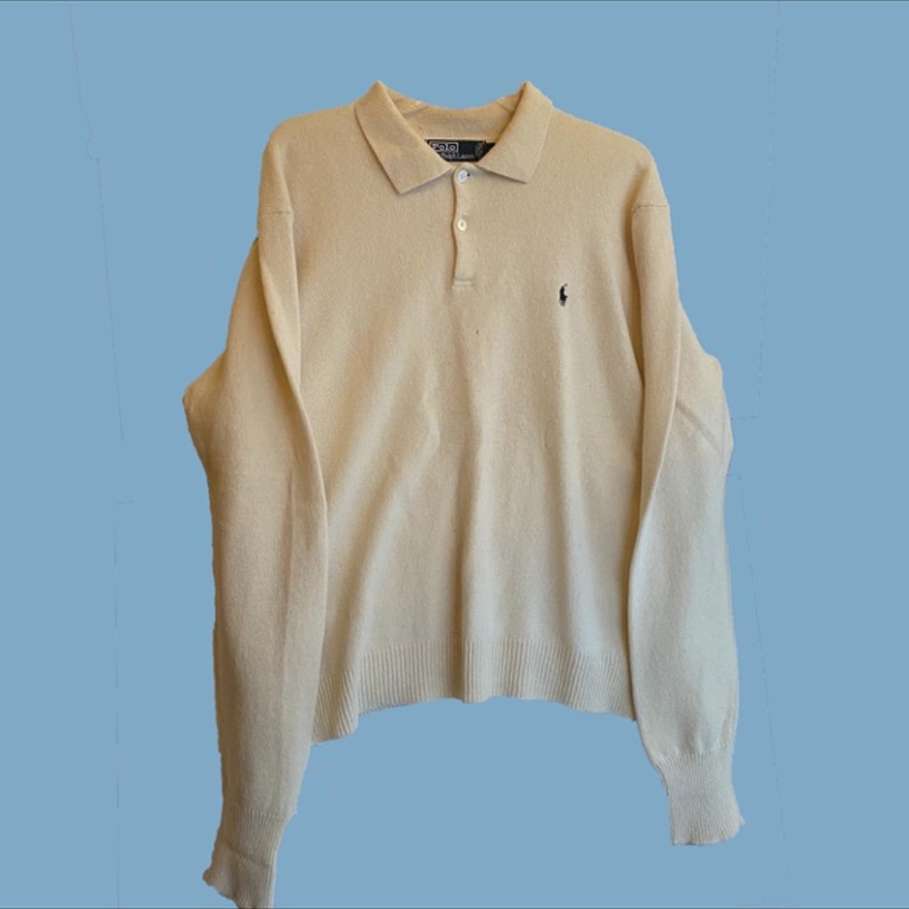 Ralph Lauren Men's Cream | Depop