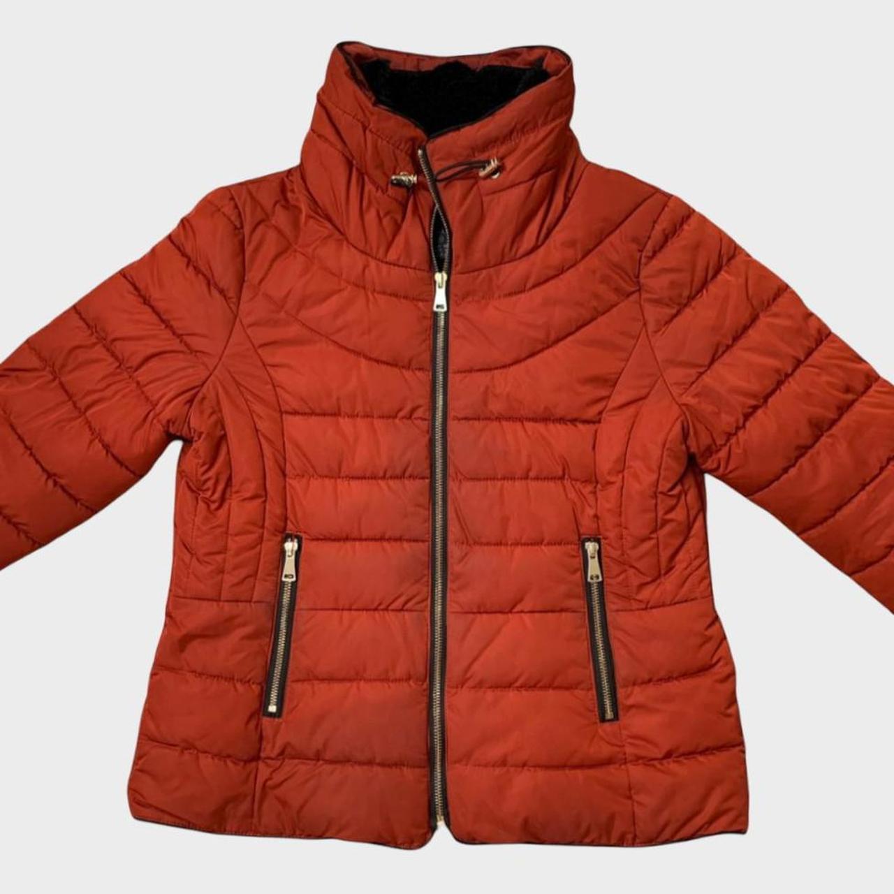 primark red puffer jacket