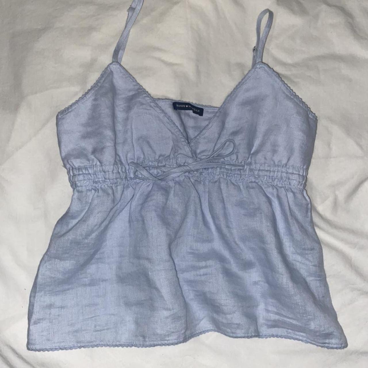 BRANDY MELVILLE BABY BLUE BABY DOLL TANK ⚡️ one... Depop