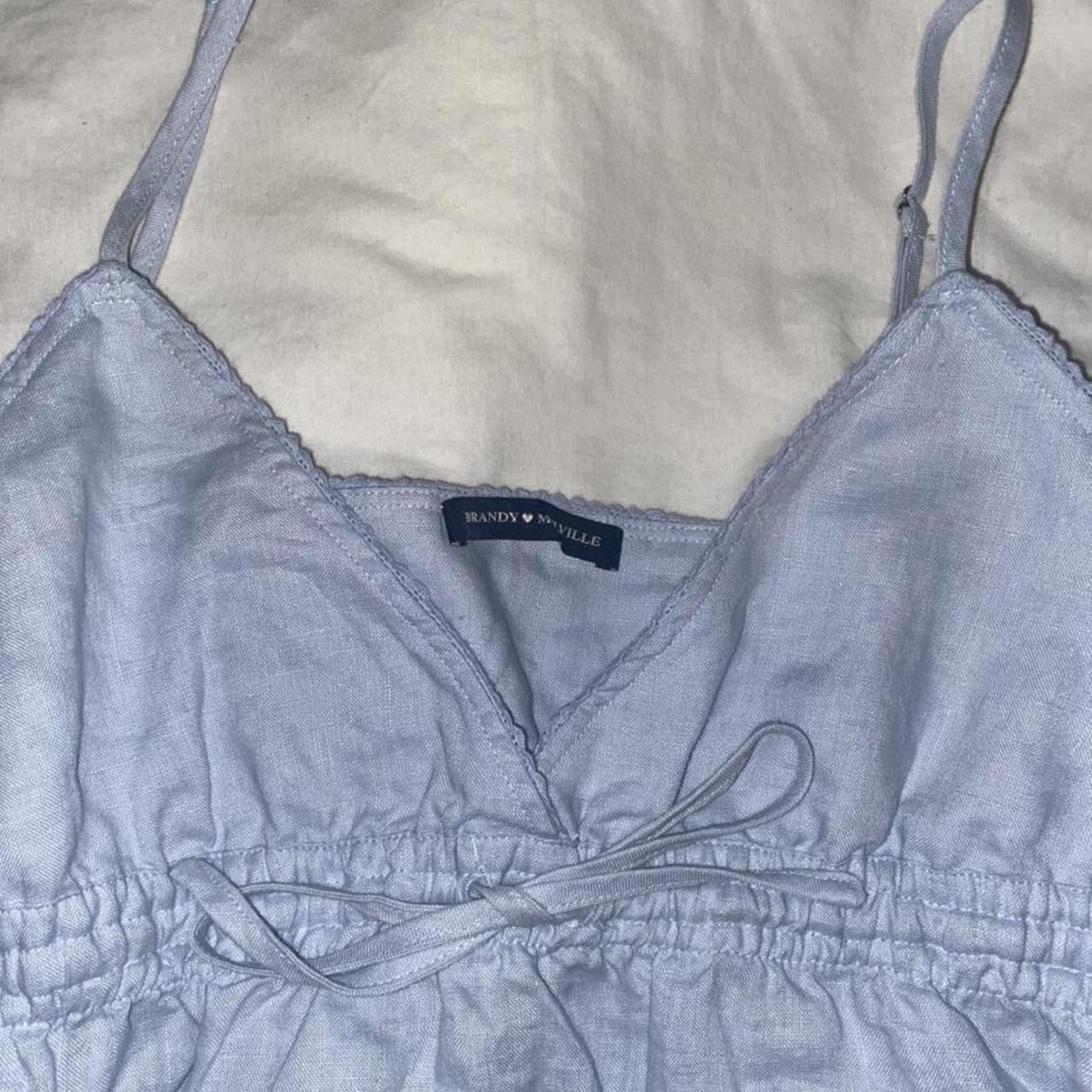 BRANDY MELVILLE BABY BLUE BABY DOLL TANK ⚡️ one... Depop