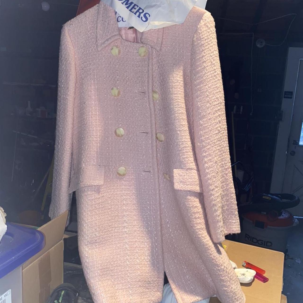 Gorgeous baby pink vintage coat. Winter thru spring... - Depop