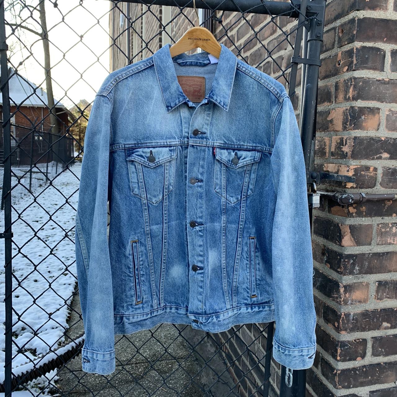 Vintage Levi Jean Jacket Denim Jacket Great... - Depop