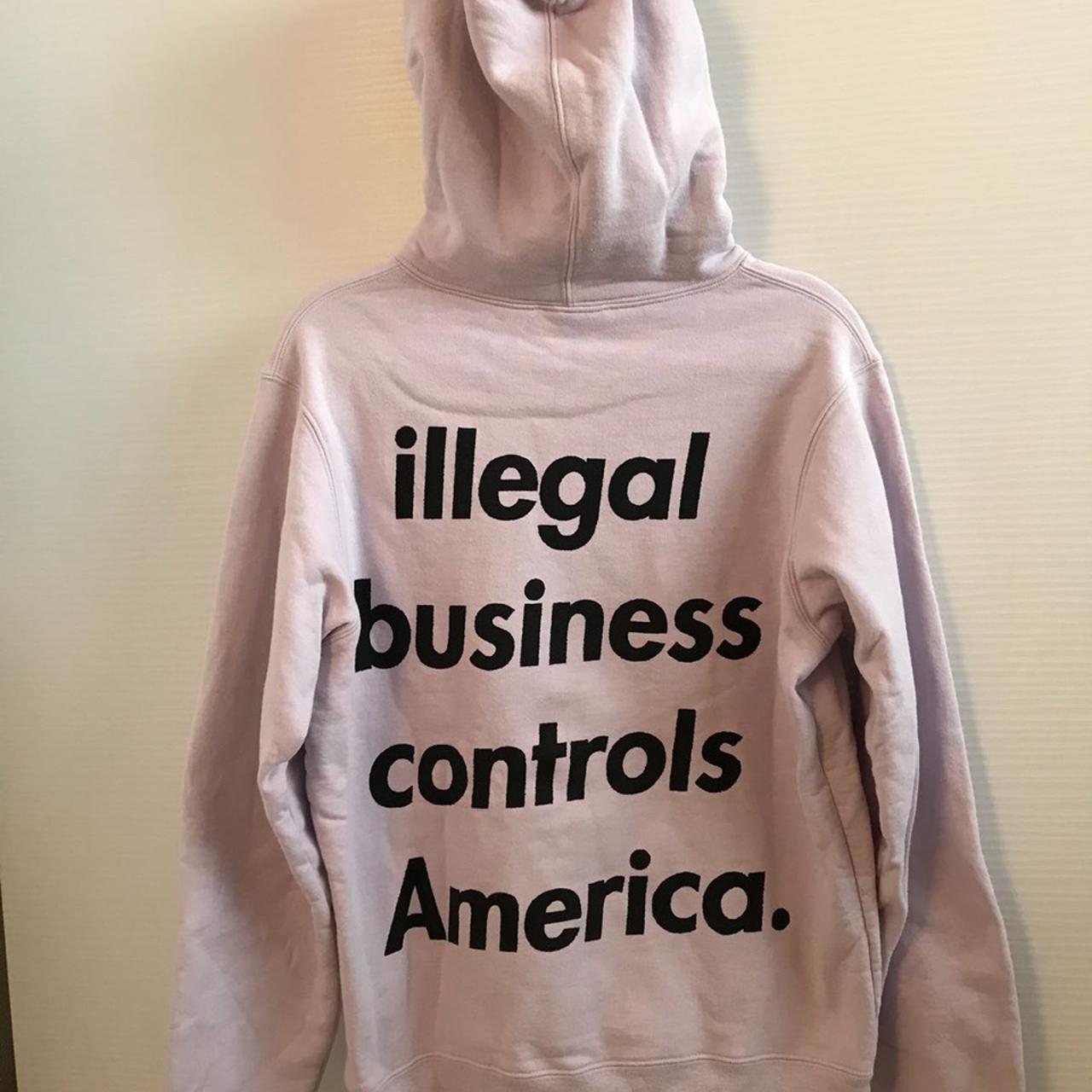 supreme illegal Business Hooded L - ファッション