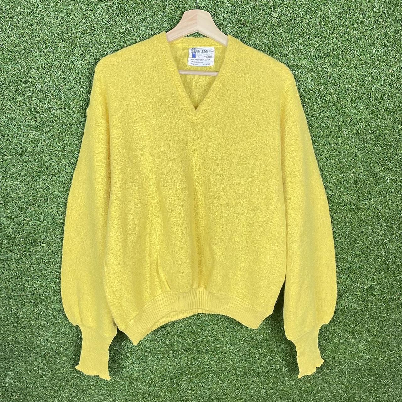 Vintage yellow jumper new arrivals