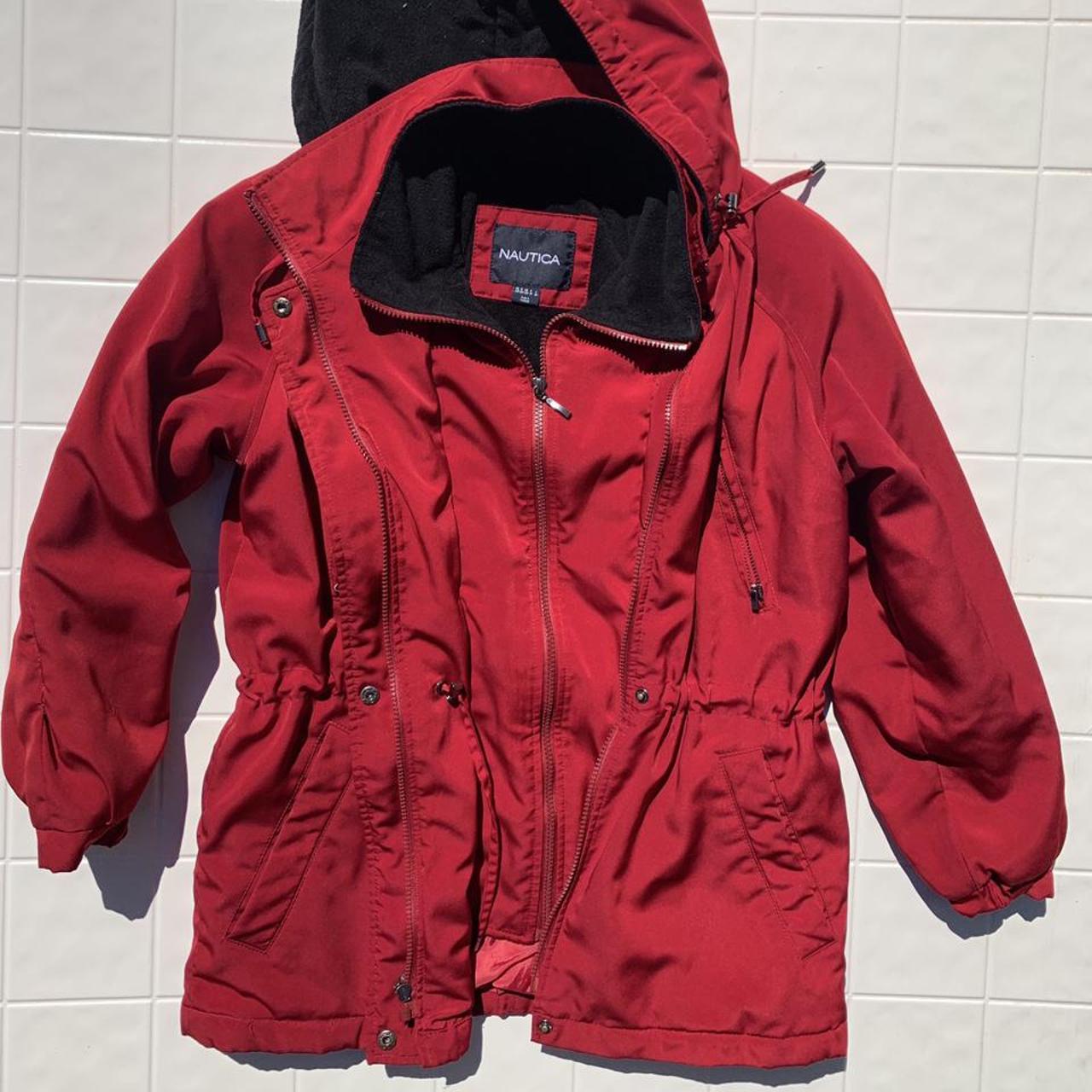 Y2K 2000s vintage Nautica Winter Rain Jacket Coat.... - Depop