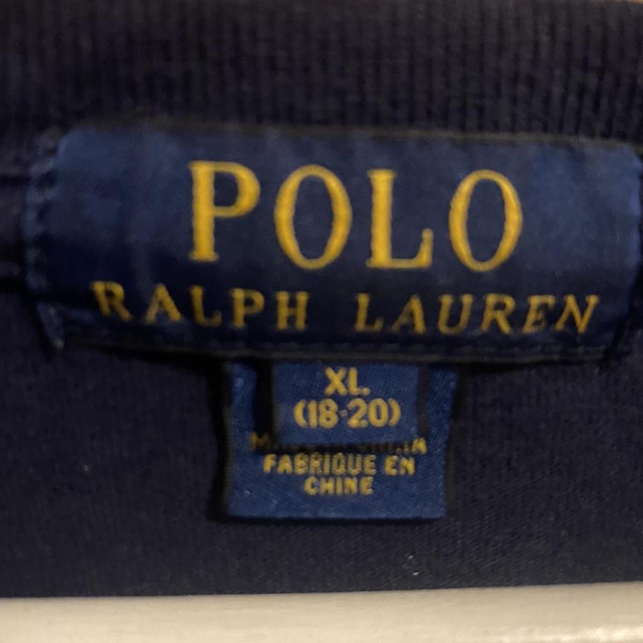 Ralph Lauren long sleeve t-shirt Size XL (18-20)... - Depop