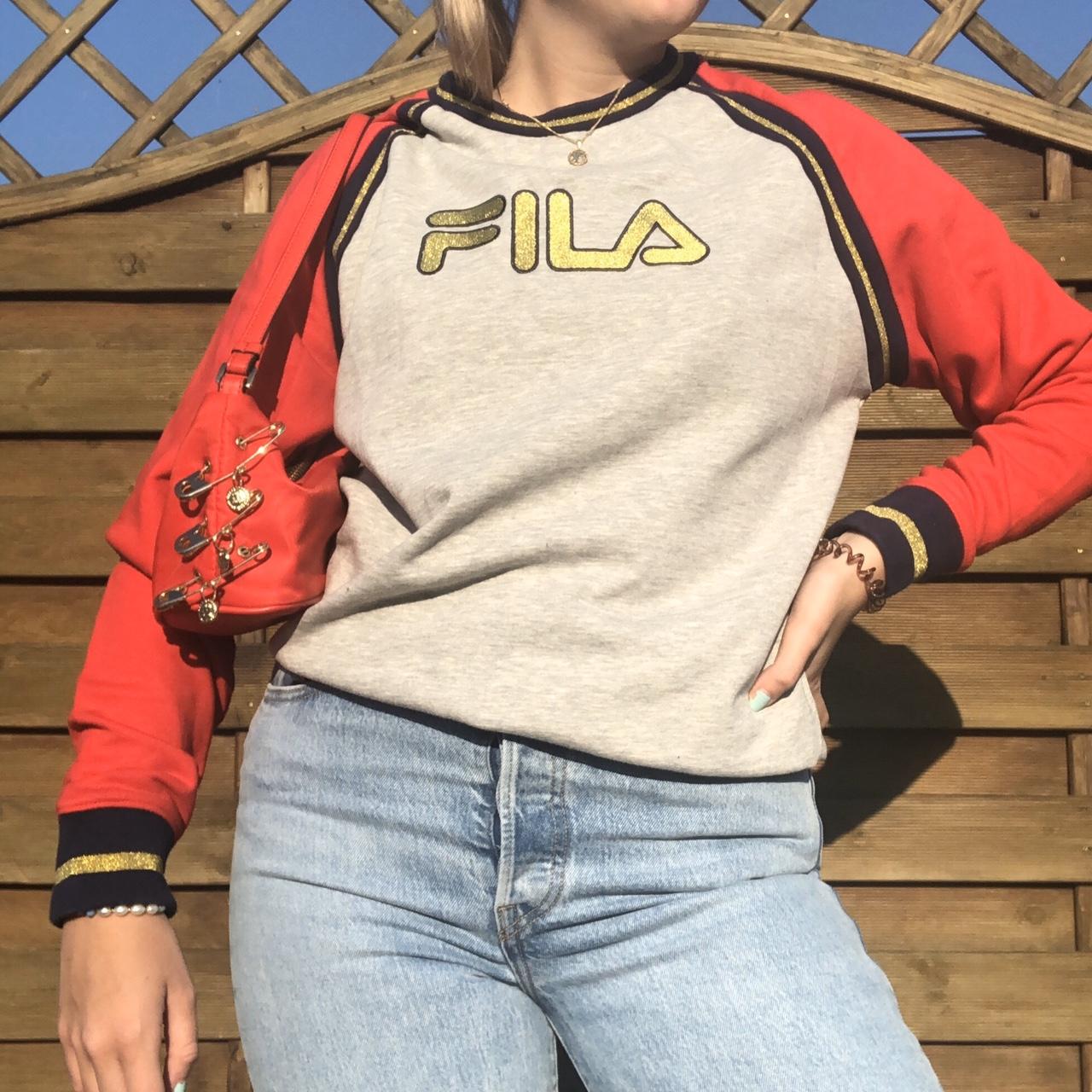 Fila clearance red jumper