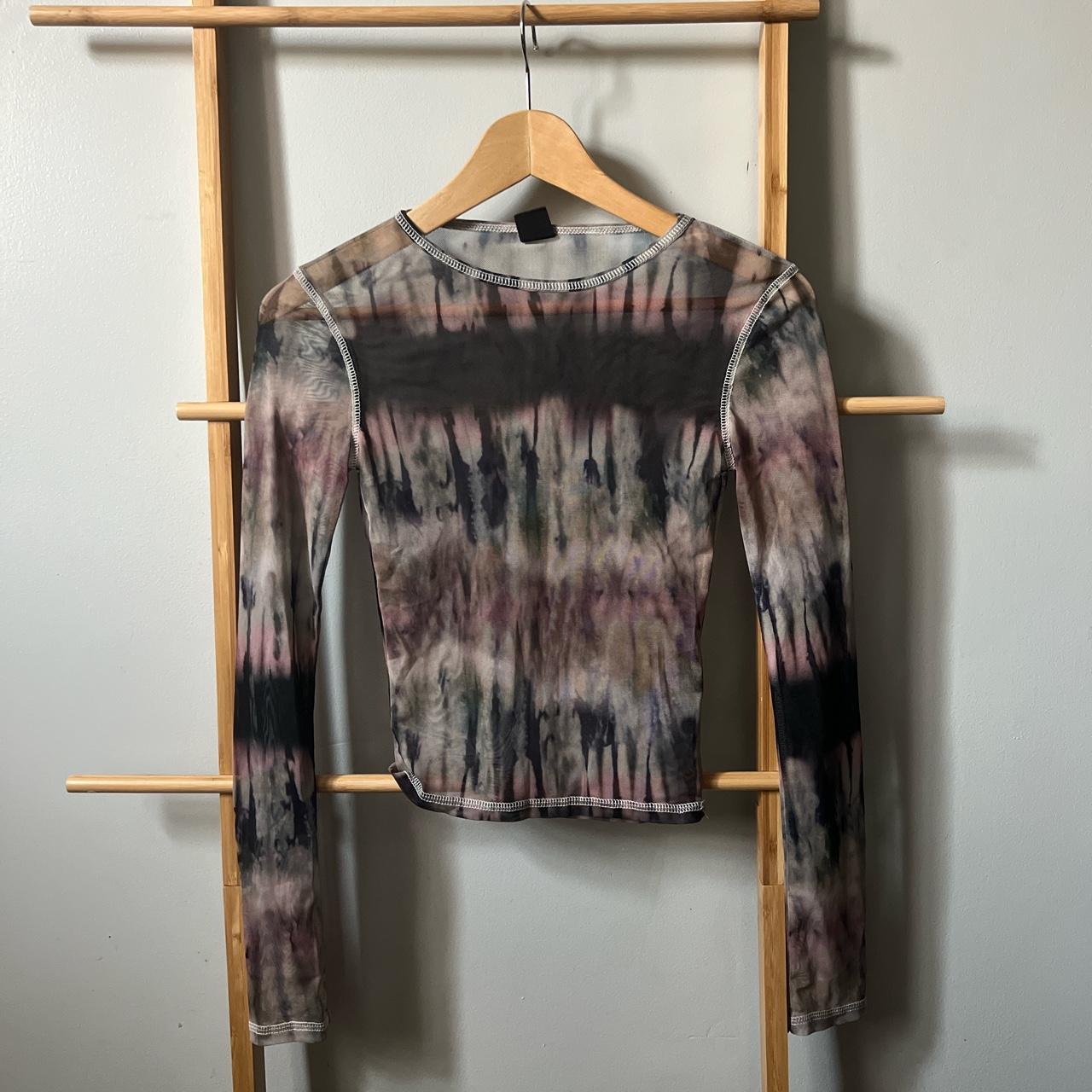 Urban Outfitters Mesh Top long sleeve Depop