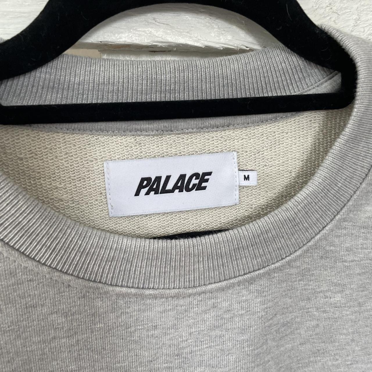 わなかった PALACE FLAG STRIPE CREW GREY MARL Tq6Ic-m51195120897