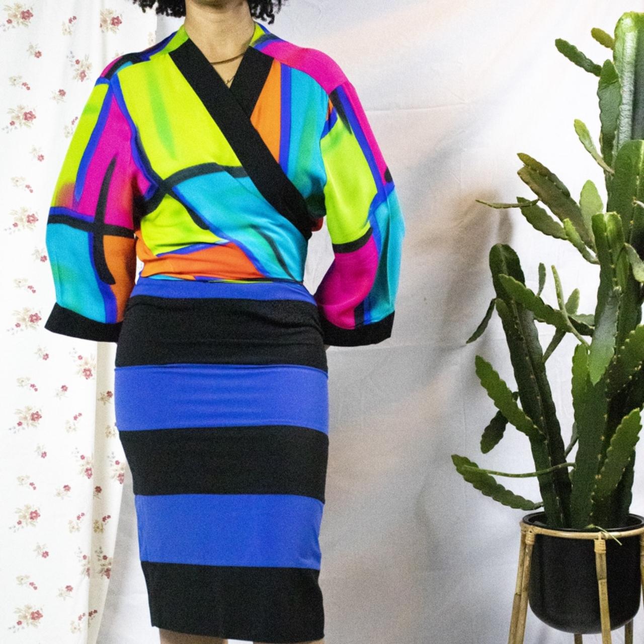 Live A Colorful Life This Sheer Colorful Depop