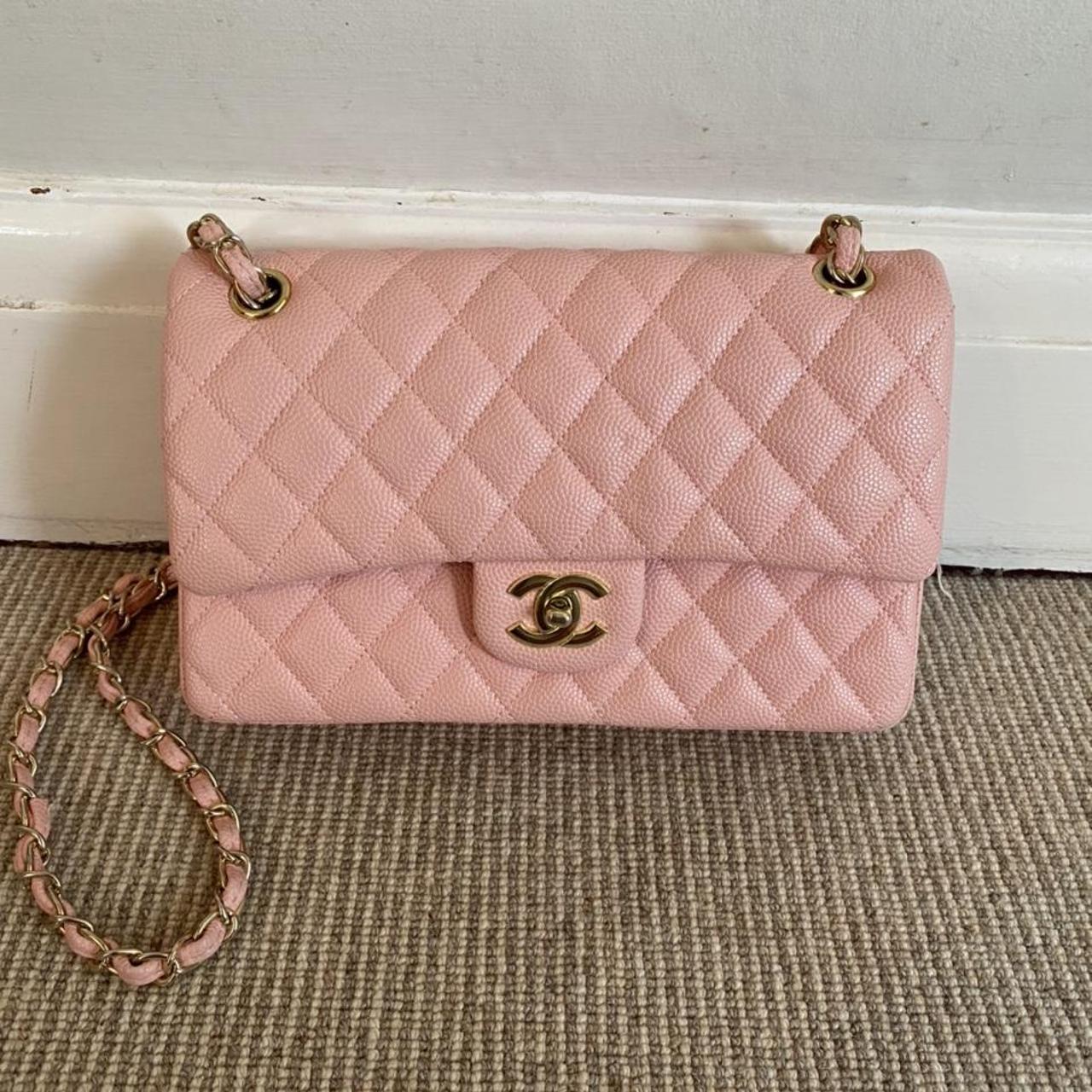 Pink crossbody bag. Good condition, apart from the... - Depop