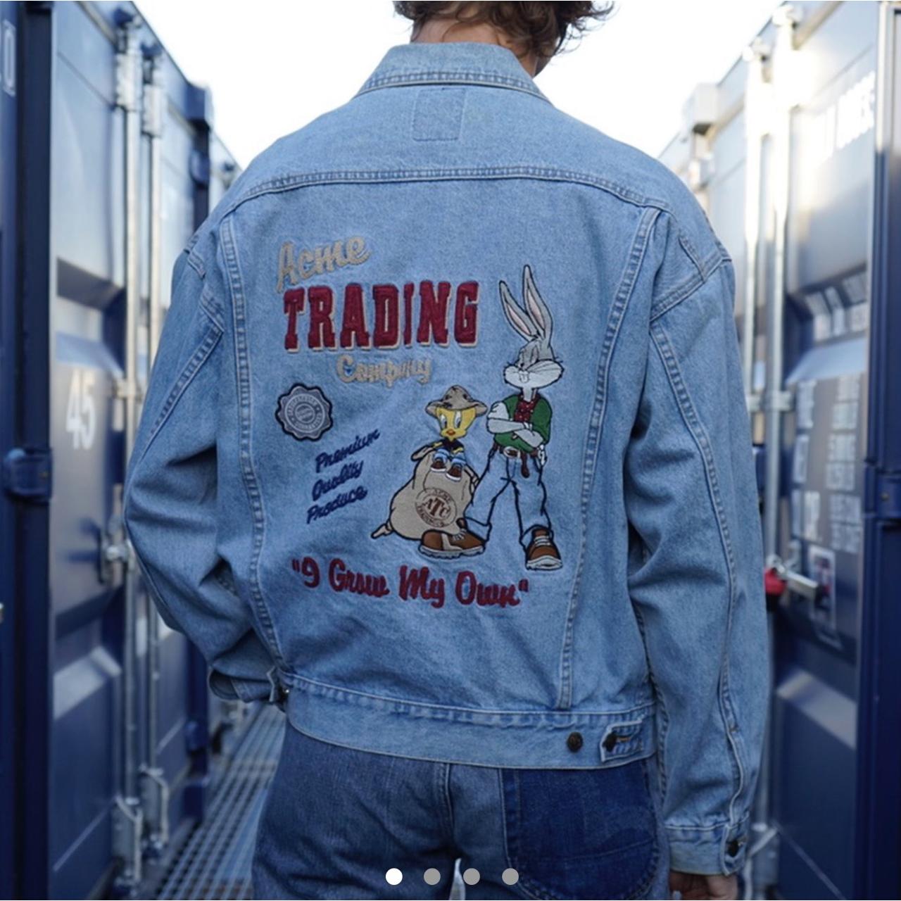 RARE 90s Acme Looney Tunes vintage denim jacket from | Depop