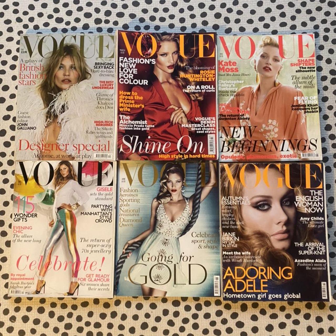 Collection of 48 vogues magazines ranging from... - Depop