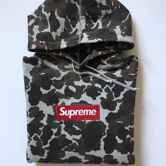 Supreme duck camo bogo hoodie. Size large. Flawless. Depop