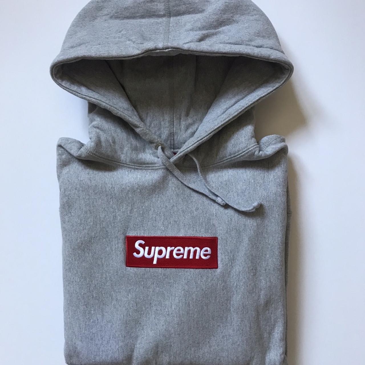 Supreme Red Box-Logo Hoodie (FW16)