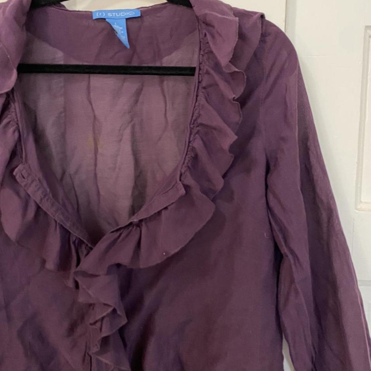 Product Image 2 - gorgeous sheer purple top! gives