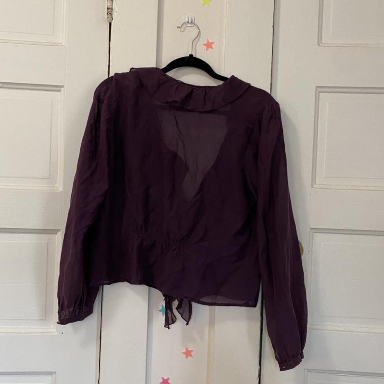Product Image 4 - gorgeous sheer purple top! gives