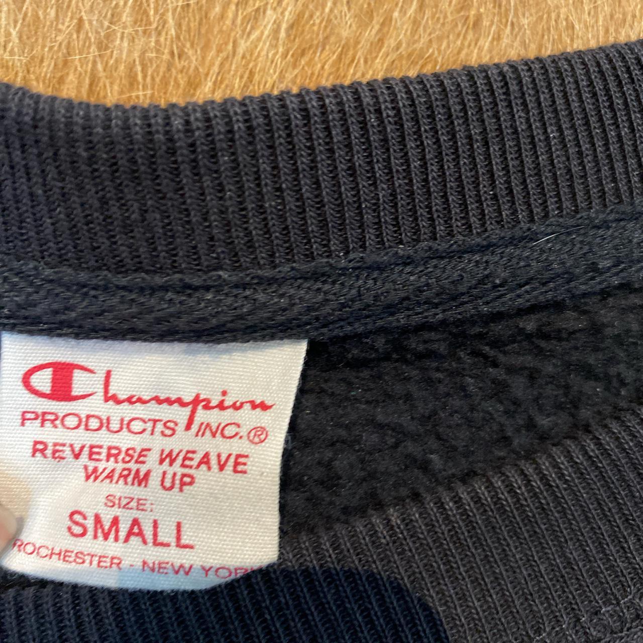 Champion Men's Black Jumper | Depop