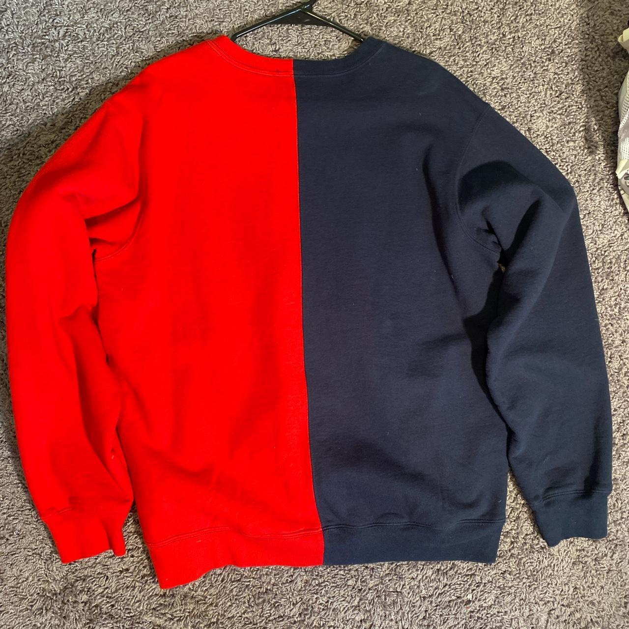 Supreme Split Crewneck Sweatshirt Size medium - Depop