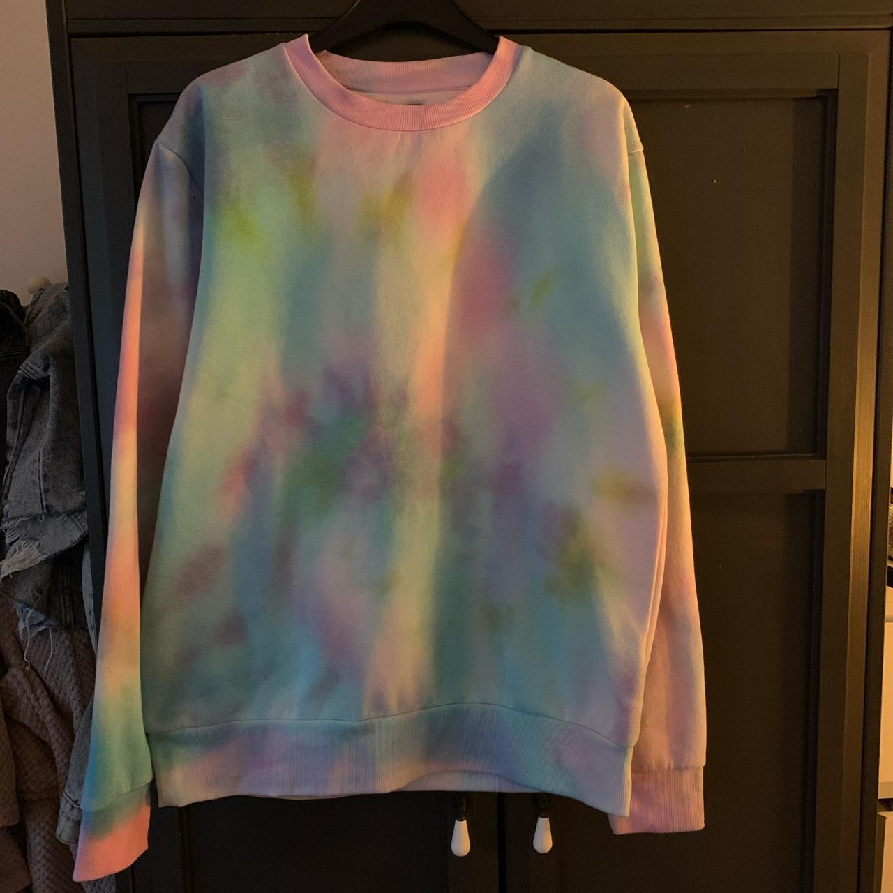 Pastel tie dye jumper sale