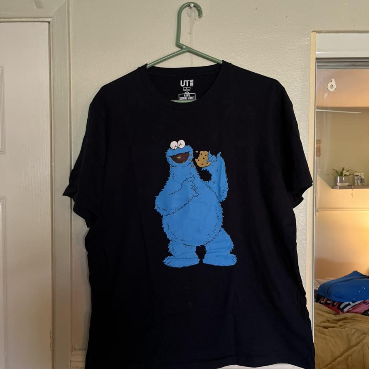 Kaws x Sesame Street X Uniqlo Cookie Monster... - Depop