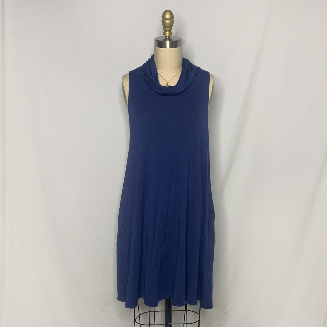 Nordstrom Women's Navy and Blue Dress | Depop