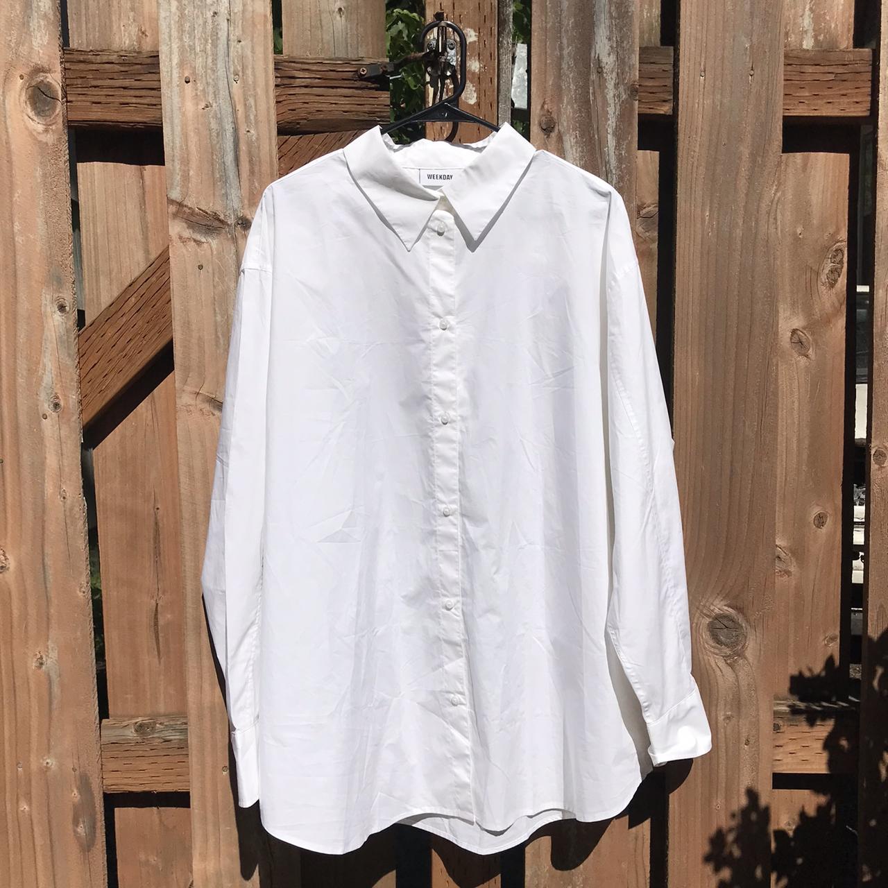 Missguided Women's White Shirt | Depop