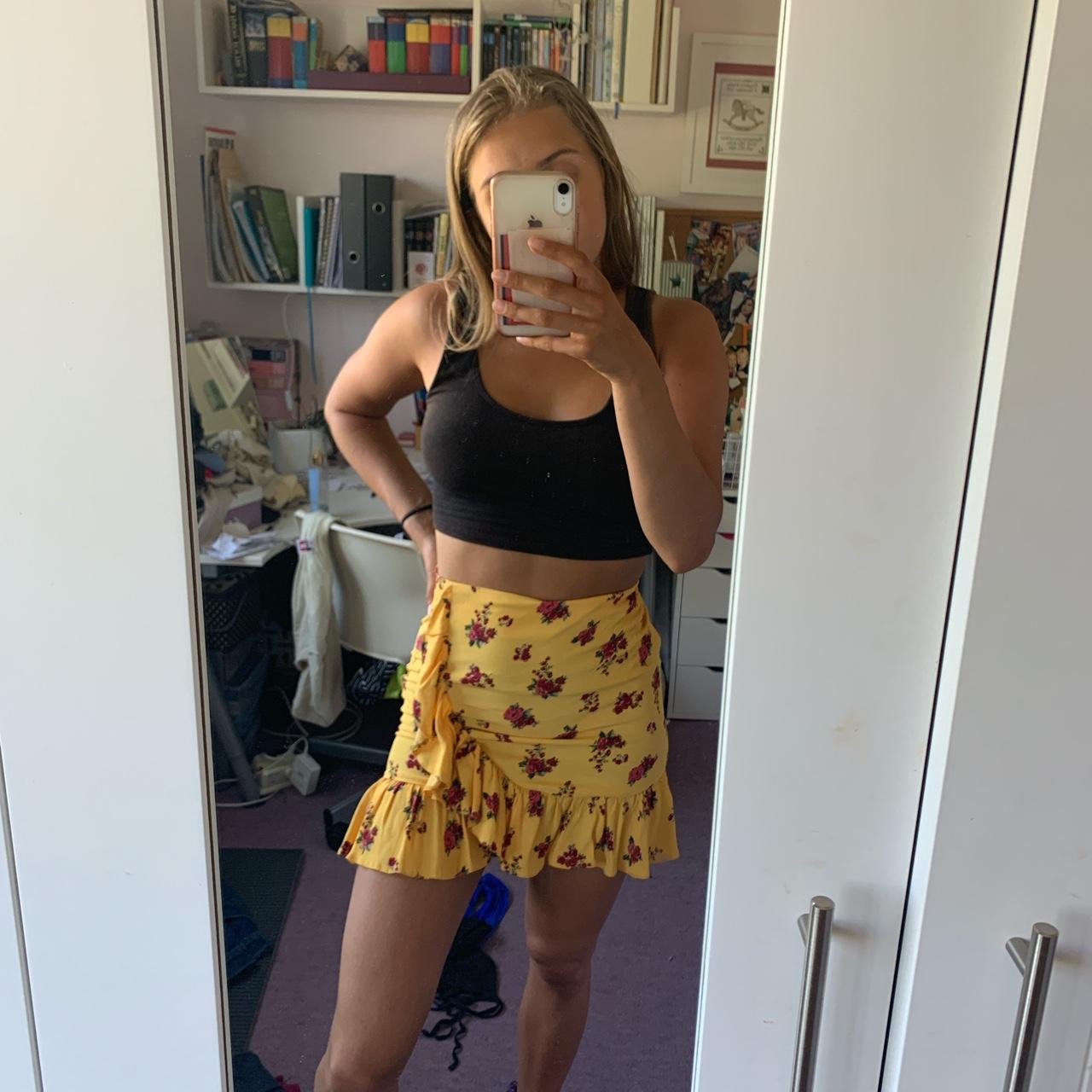 message before buying New Look yellow skirt Perfect... - Depop