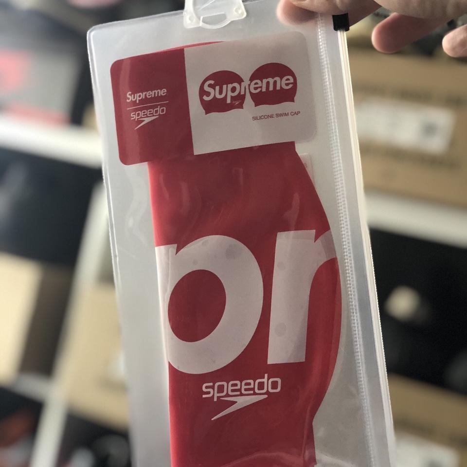 Supreme speedo swim cap in red. , Brand new in hand....