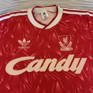 89-91 Liverpool Home Shirt Candy for Sale (Mint) - M