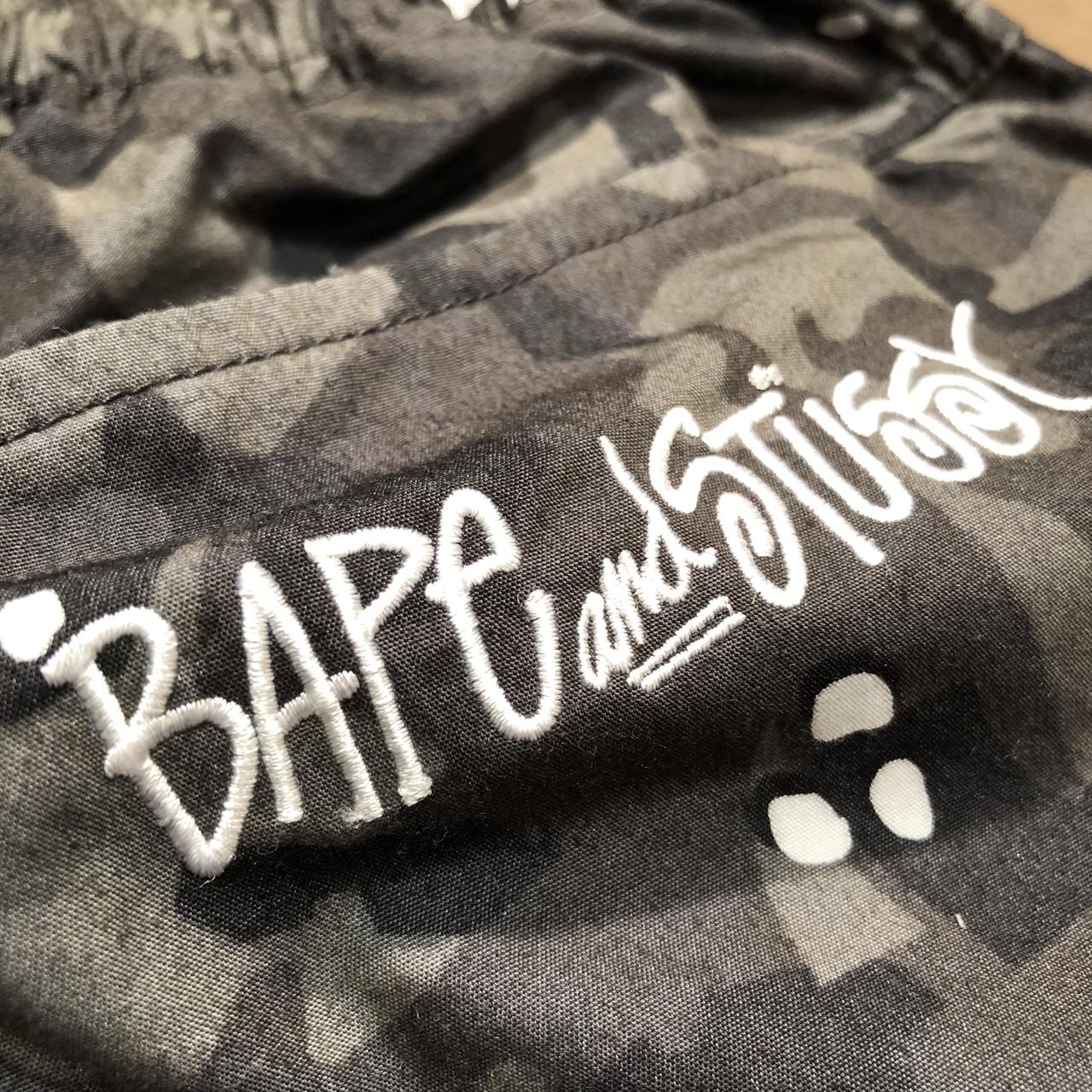 Bape on sale stussy hoodie