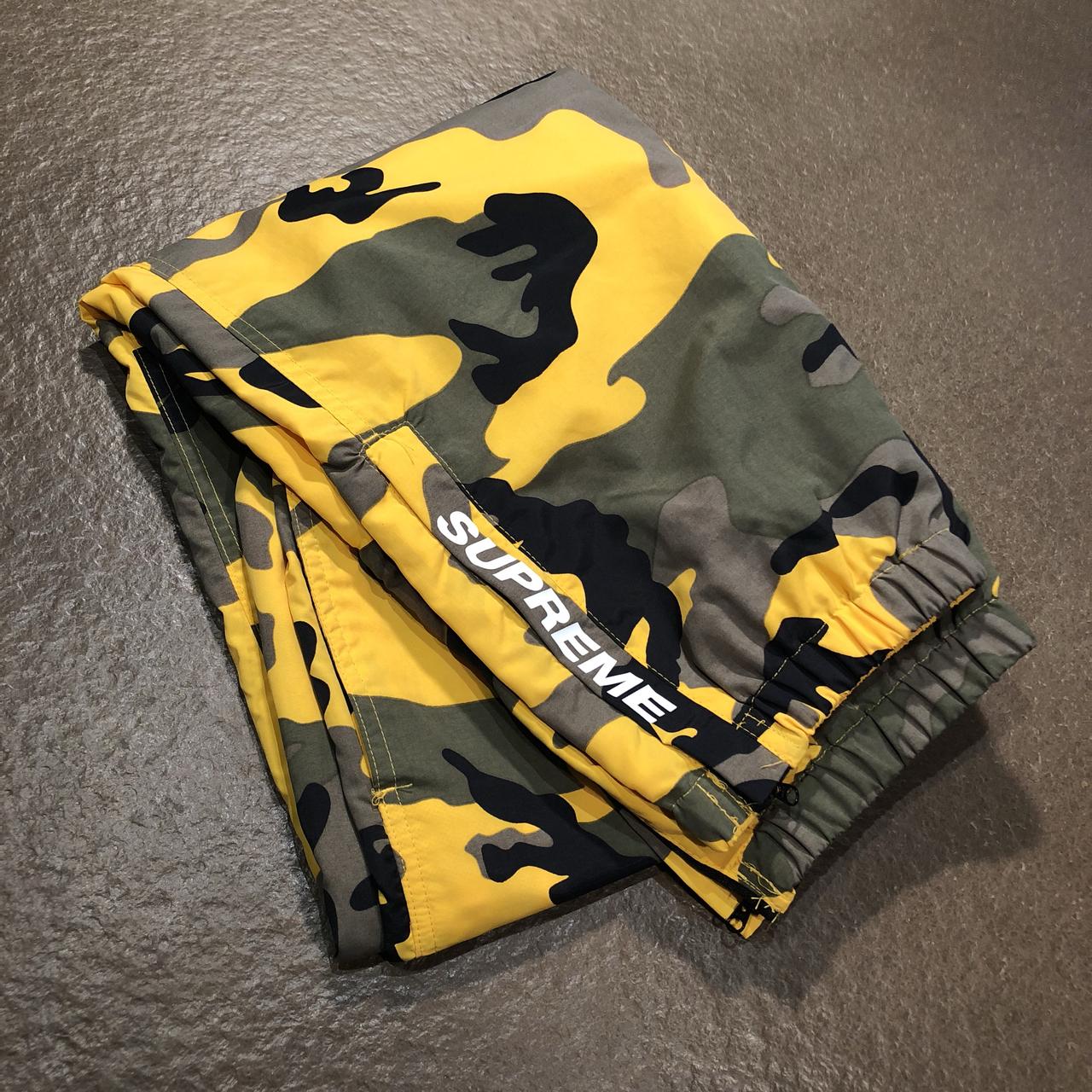 Supreme yellow camo pants online