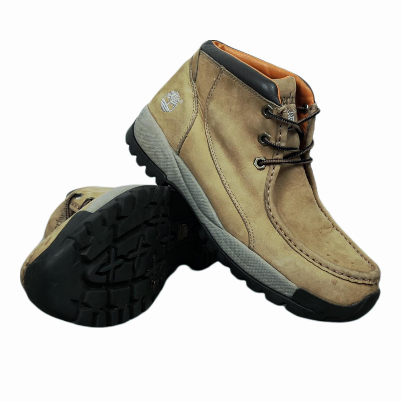 Men's Timberland Boots Genuine Leather In Beige... - Depop