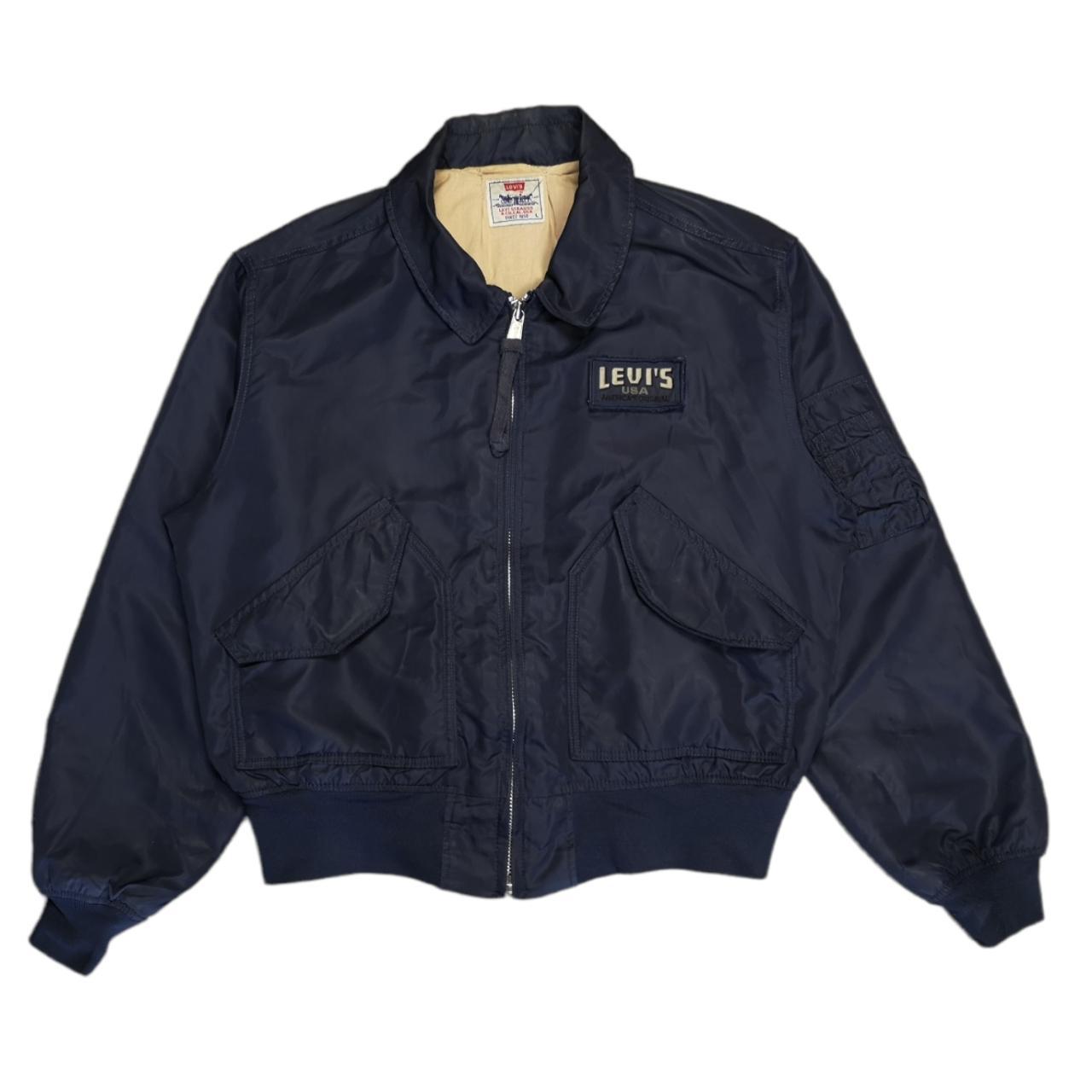 1995 Levi's Bomber Jacket Size XL (label states... - Depop