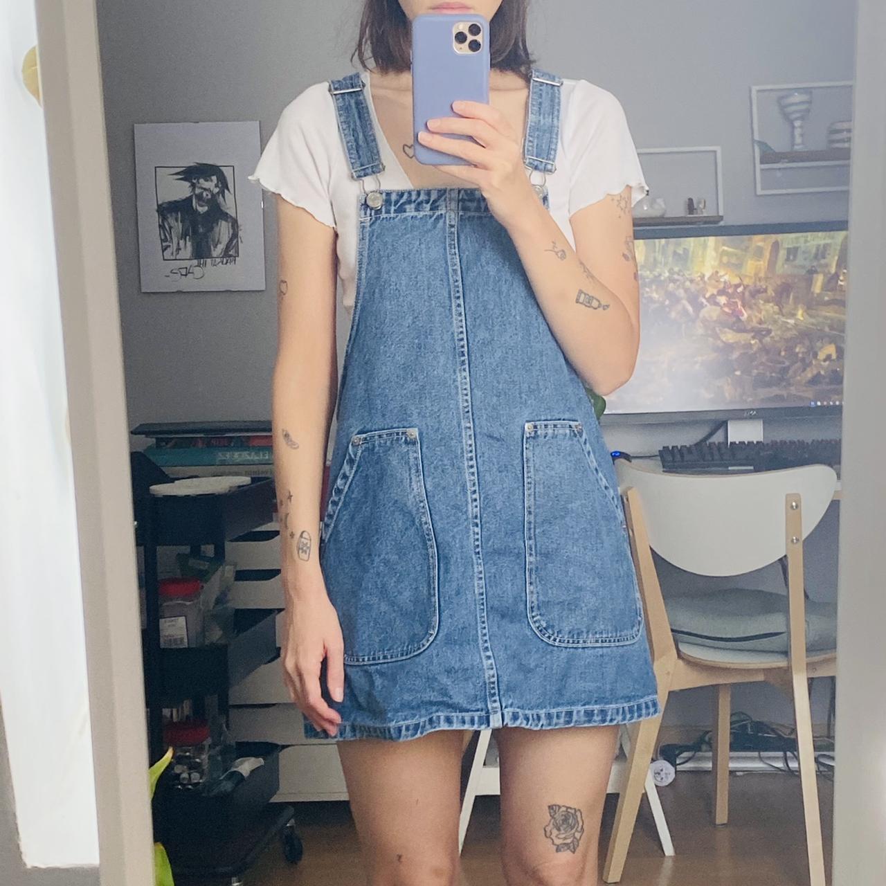 Monki 2024 pinafore dress