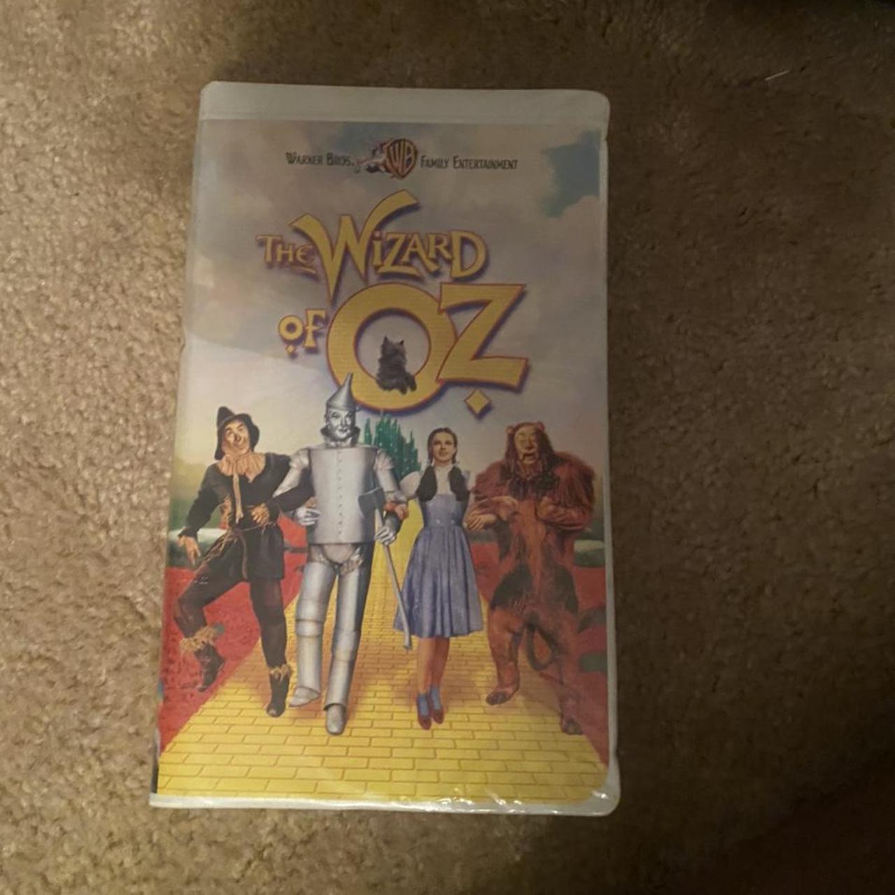 the wizard of oz vhs tape! tags vhs tape vhs movie... - Depop