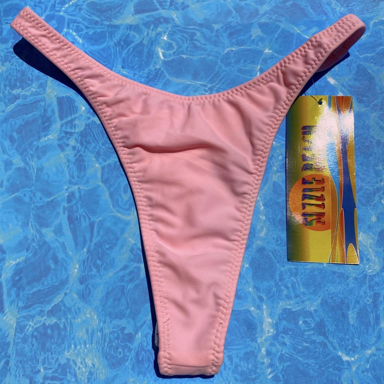 Vintage High Cut Cherry Thong Bikini Bottom 🍒 - Depop
