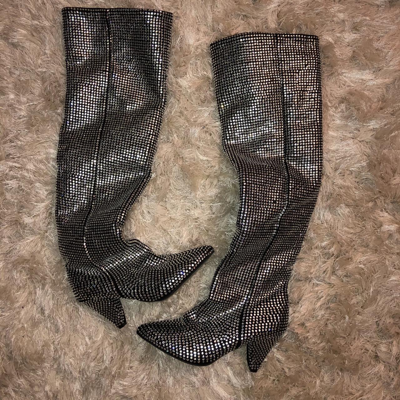 slouchy knee high boots