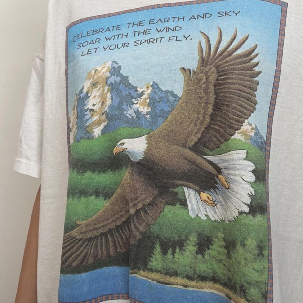 vintage-nature-eagle-1990s-graphics-white-tee-shirt-depop