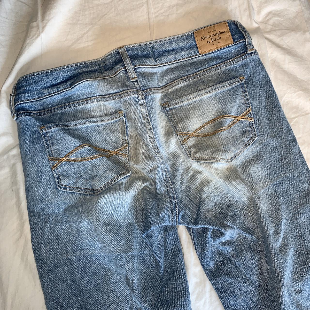 low rise skinny jeans from abercrombie and fitch!!... - Depop