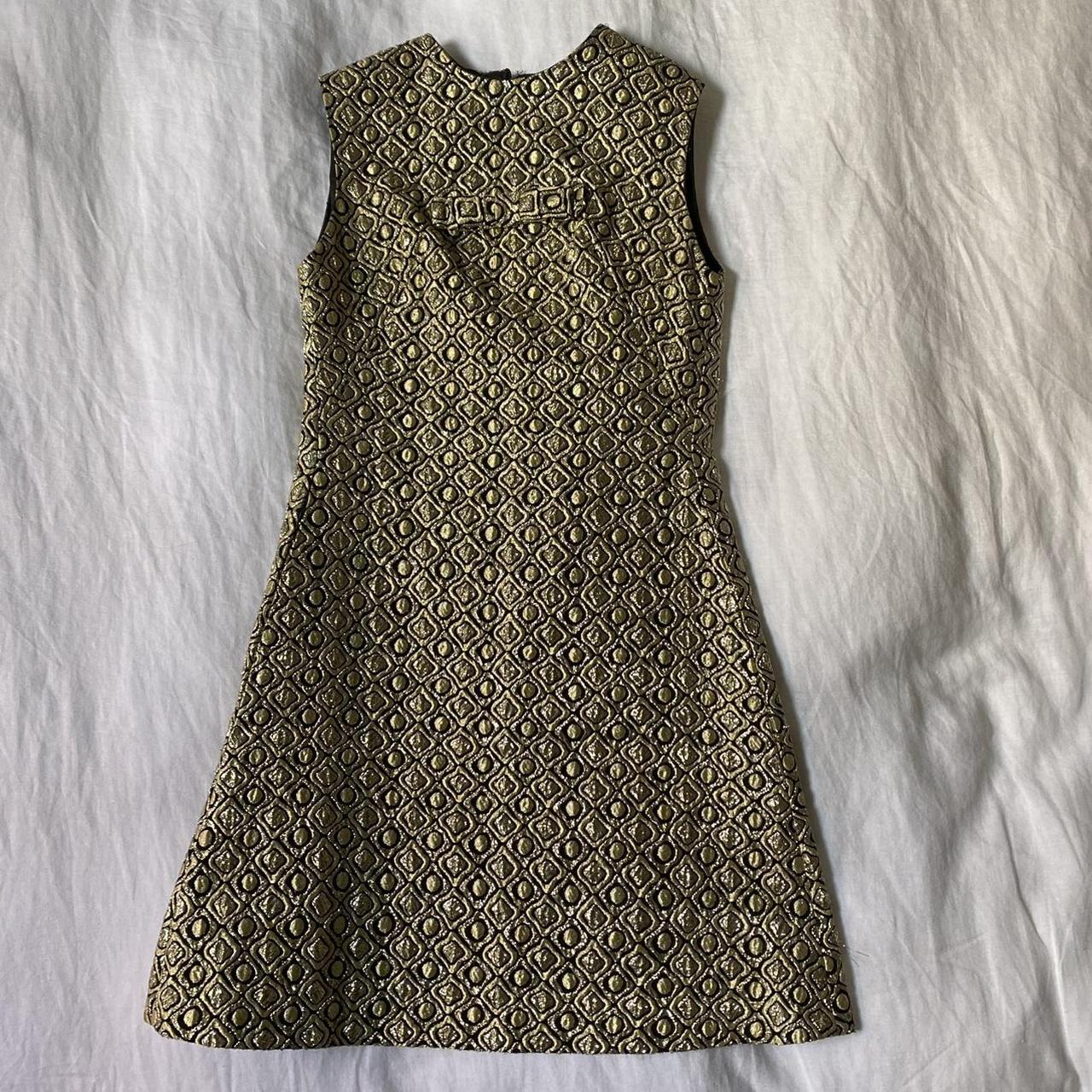 VINTAGE 1960s golden dress! So nice and bought in... - Depop