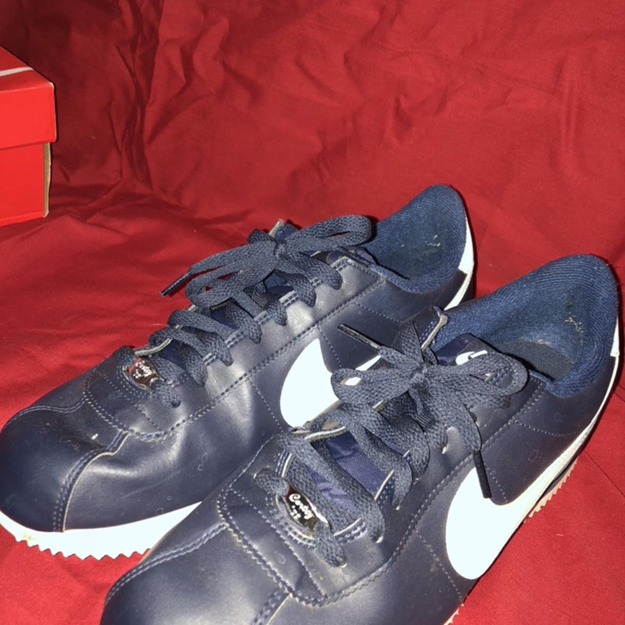 nike cortez with suit